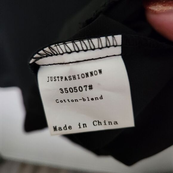 Just Fashion Now Womens Black Open Long Sleeve Midi Dress Size 2XL - Picture 6 of 6